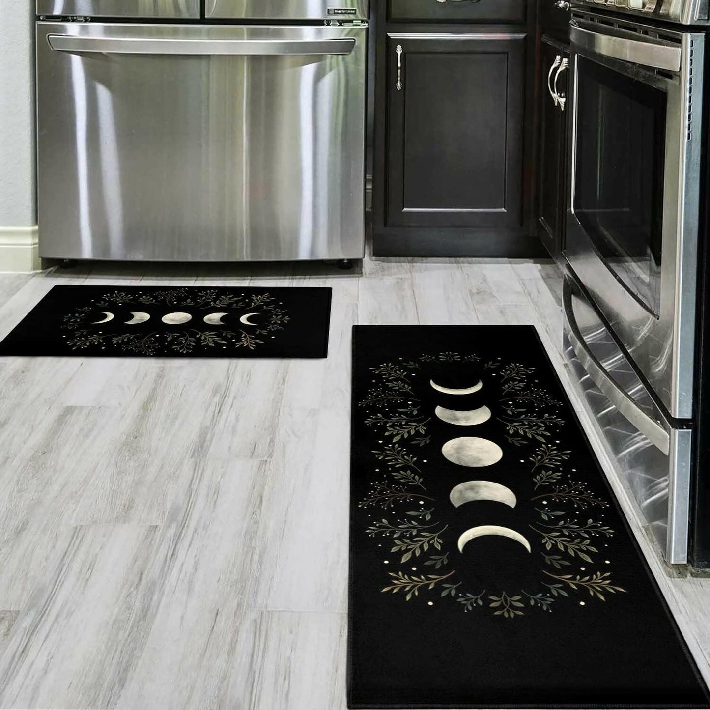 Kitchen Rug Black Gothic