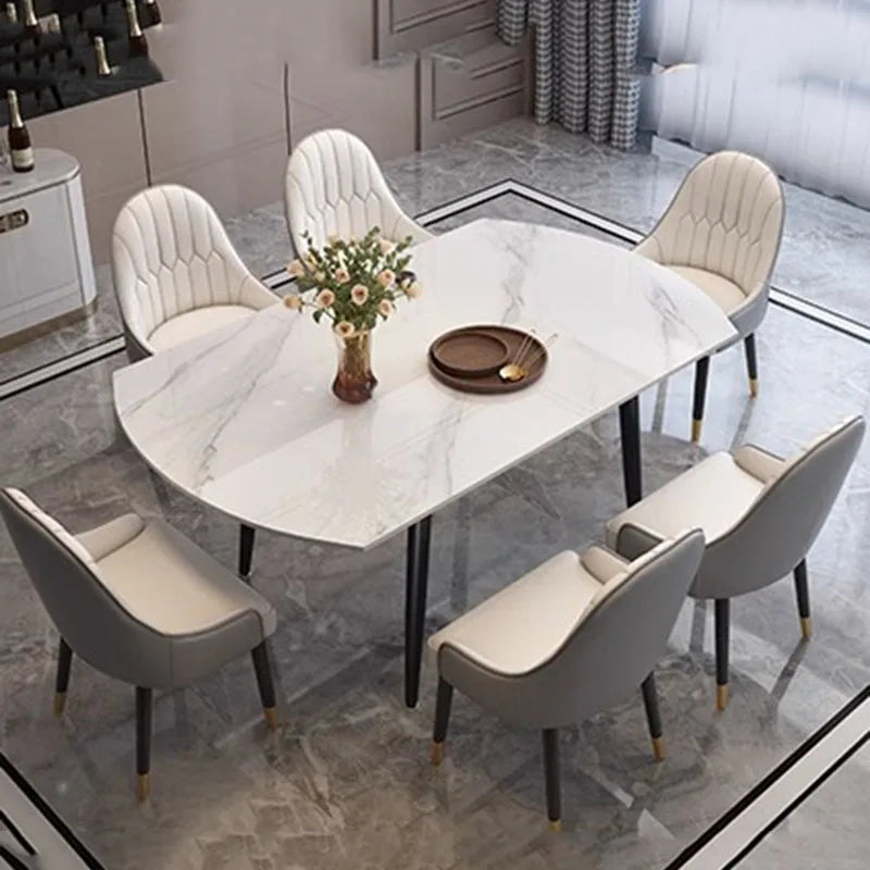 Minimalist dining table, luxury